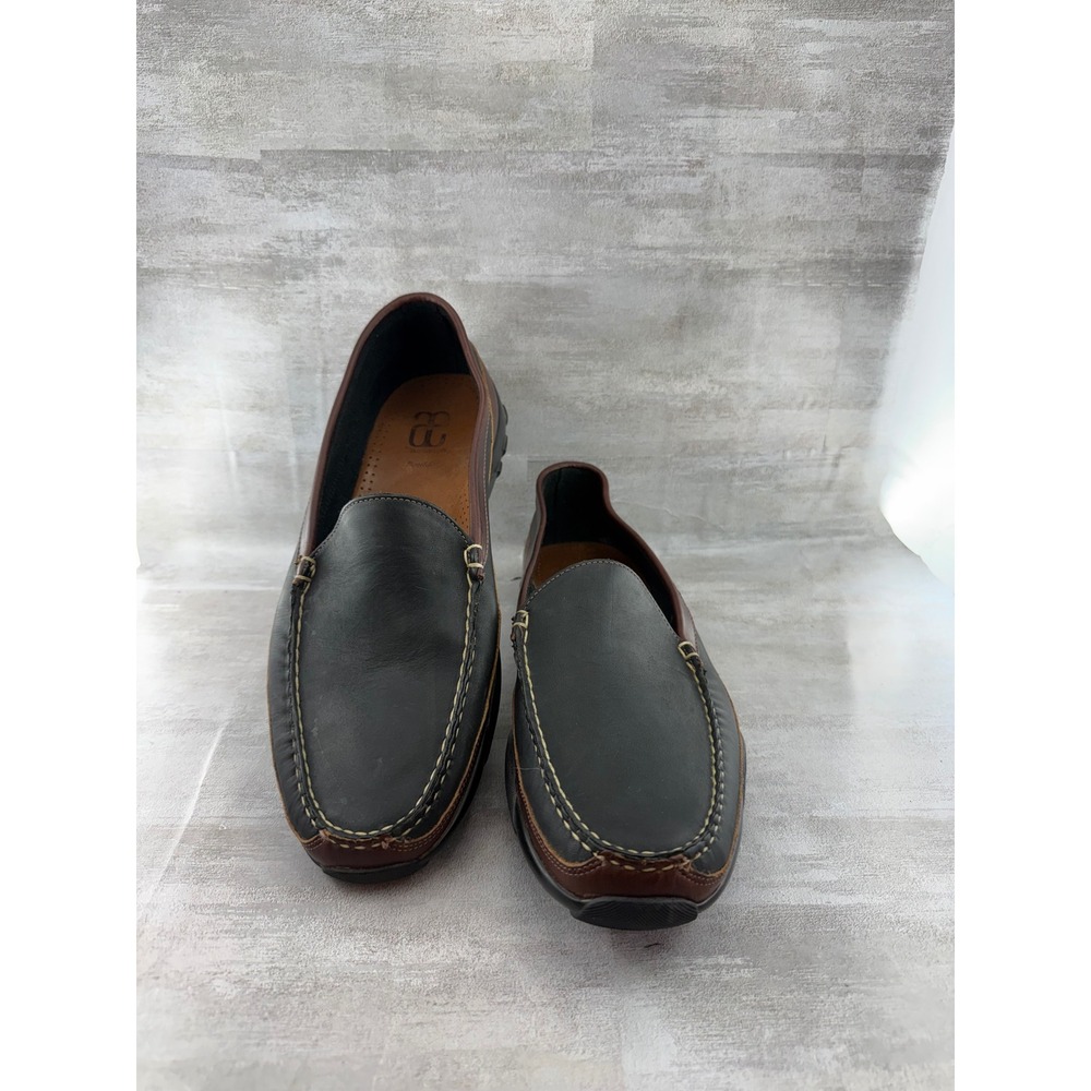 Allen Edmonds Boulder Men Black Brown Leather Driving Loafers Sz 13D 71801